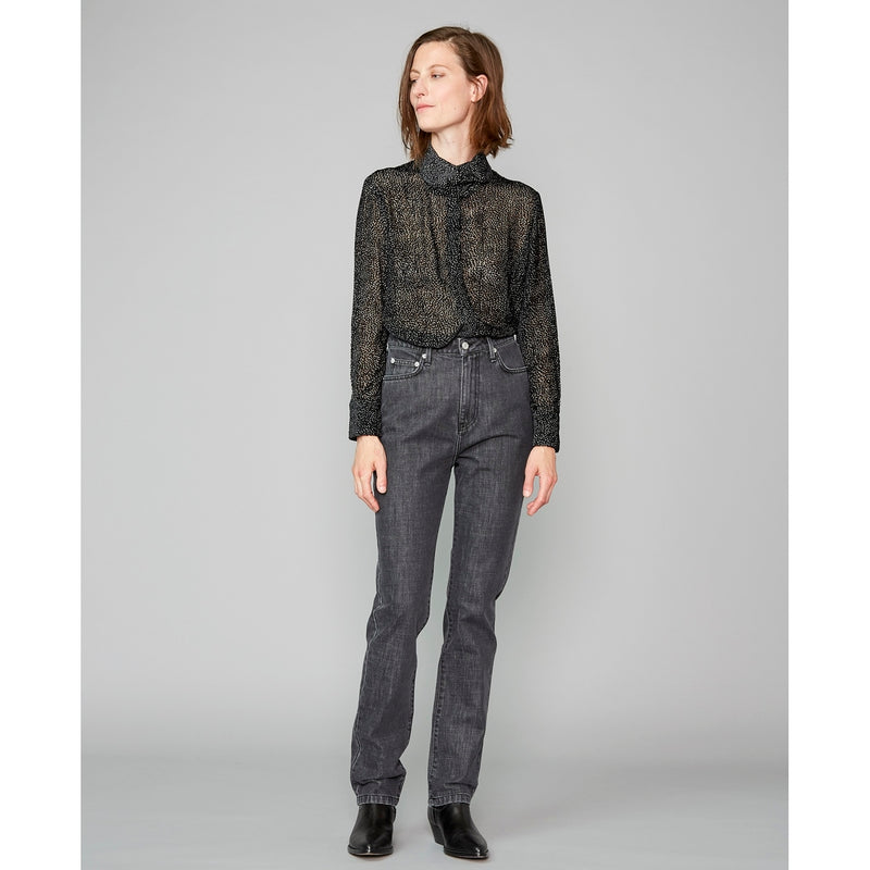 Lilou Jeans - Negro descolorido - Mujer