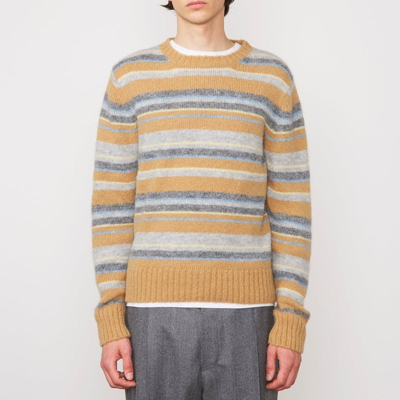 Jersey Marco - Camel/Gris/Amarillo - Hombre