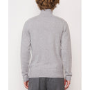 Officine Générale - Seamless Turtleneck Sweater - Grey/White - Man