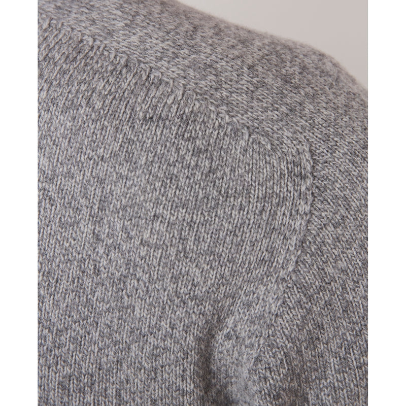 Officine Générale - Seamless Turtleneck Sweater - Grey/White - Man