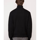 Turtleneck Sweater - Black - Man