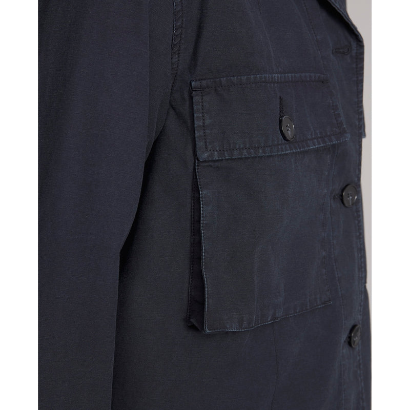 Swan overshirt - Navy - Man