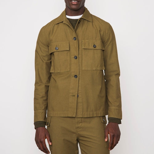 Surchemise Swan Oversh Itl Co Pgmt Dye - Green Army