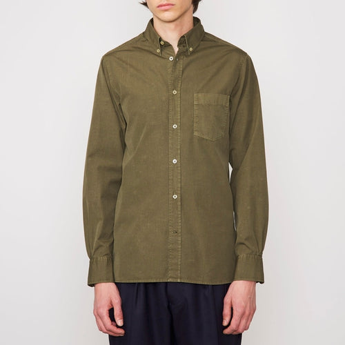 Chemise Arsene Bd Pgmt Dye Cot Pop - Green Army