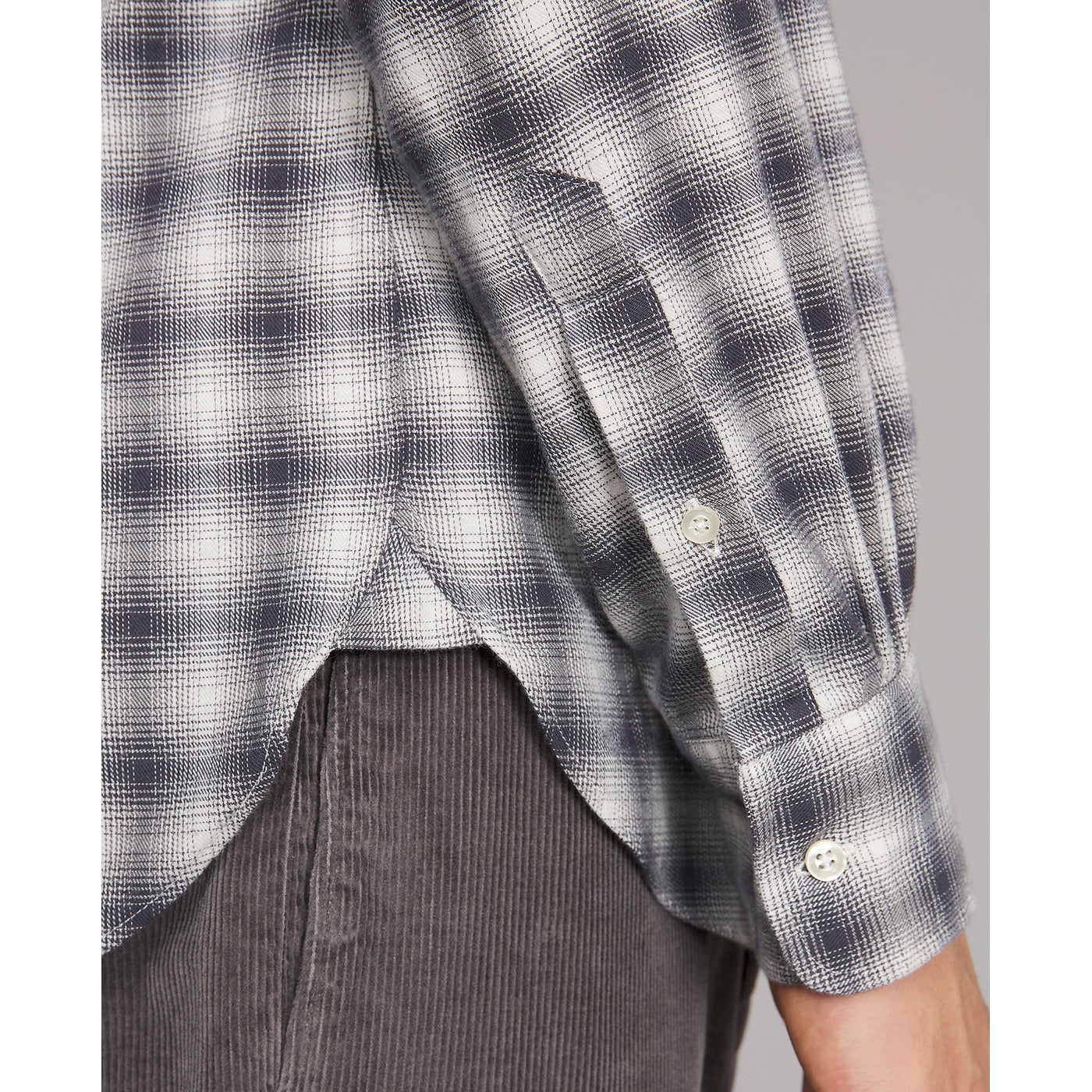 Giacomo Shirt - Grey/White - Men