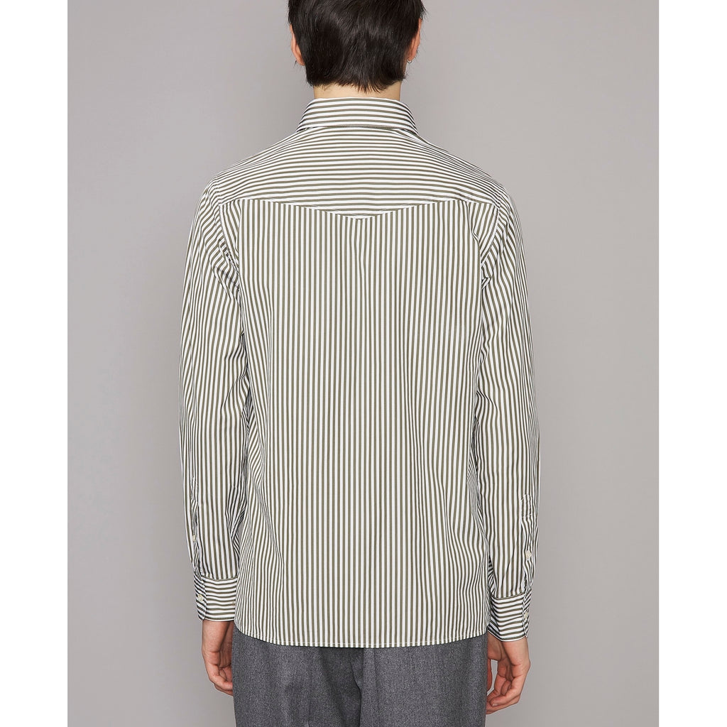 Camisa Alex - Oliva/Blanco - Hombres