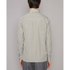 Camisa Alex - Oliva/Blanco - Hombres