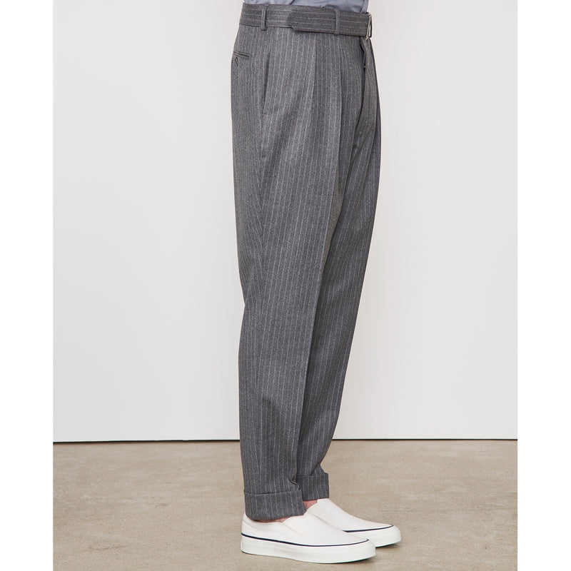 Pantalones Pierre - Gris Medio/Blanco - Hombre