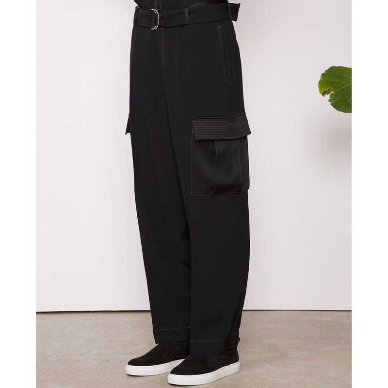 Mae Cargo Pants - Black - Woman