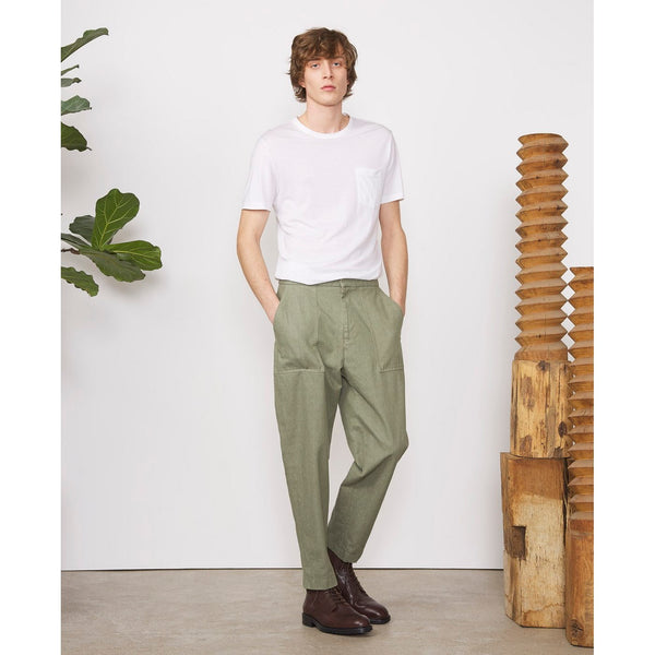 Chino Paolo Chn Org Recycl Co Denim - Light Olive
