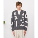 Cardigan Miles - Grey/Ecru - Homme