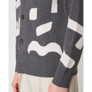 Cardigan Miles - Grey/Ecru - Homme