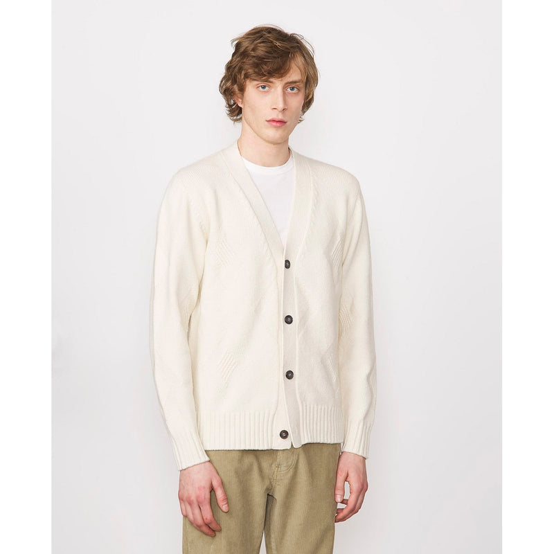 Cardigan Miles - Ecru - Homme