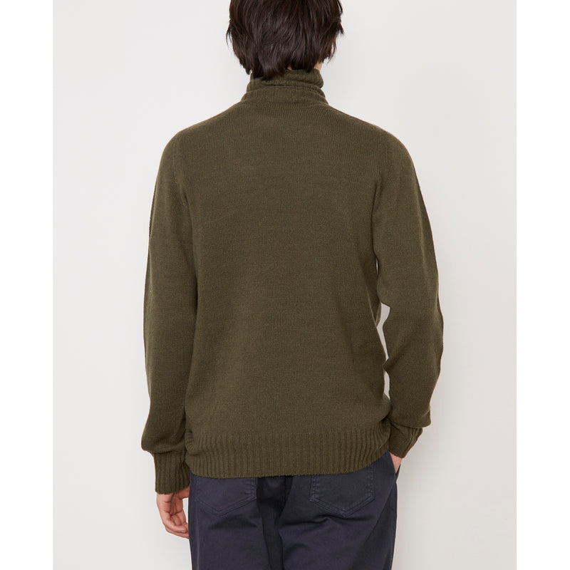 Seamless Sweater - Olive - Man