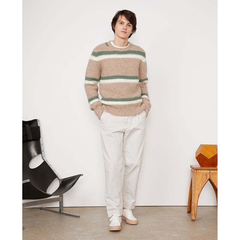 Pull Marco - Ecru/Khaki/Jade - Homme