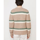 Marco Sweater - Ecru/Khaki/Jade - Man