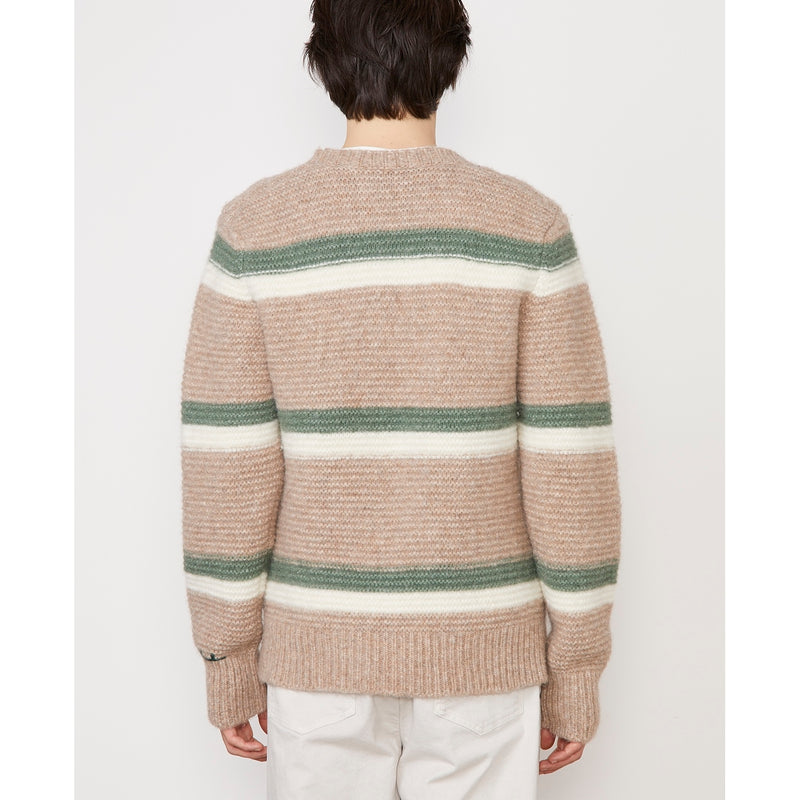 Marco Sweater - Ecru/Khaki/Jade - Man