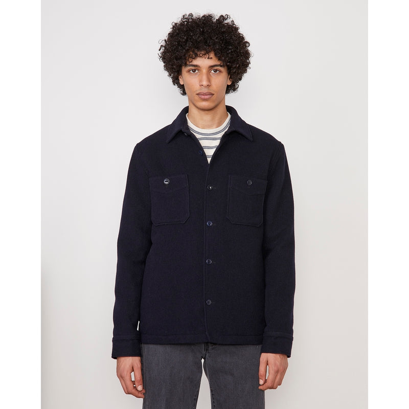 Barrett overshirt - Navy - Man