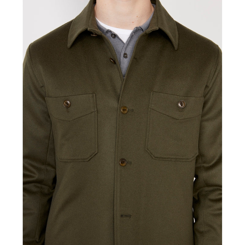 Barrett Overshirt - Olive - Man