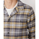 Jude overshirt - Olive/Navy/White - Man