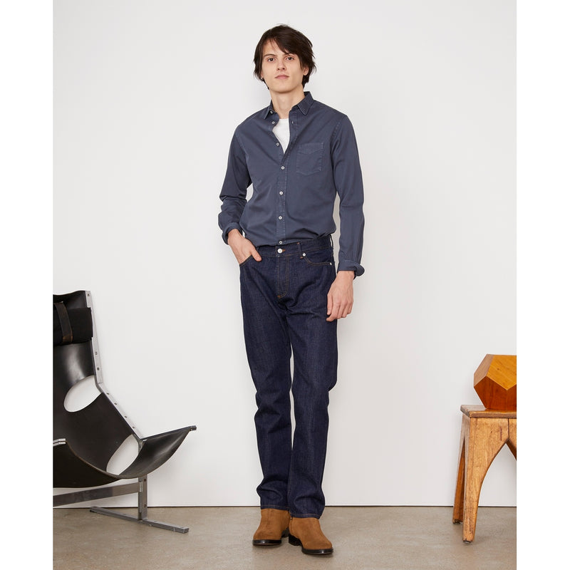 Lipp shirt - Denim Blue - Man