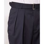 Tlg Pants Pierre Pts Itl Pinstripe Wool - Navy/White