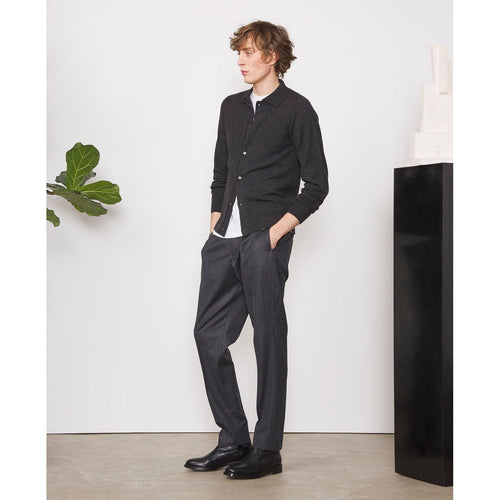 Tlg Pants Drew Pants Itl Worsted Wool - Dark Grey