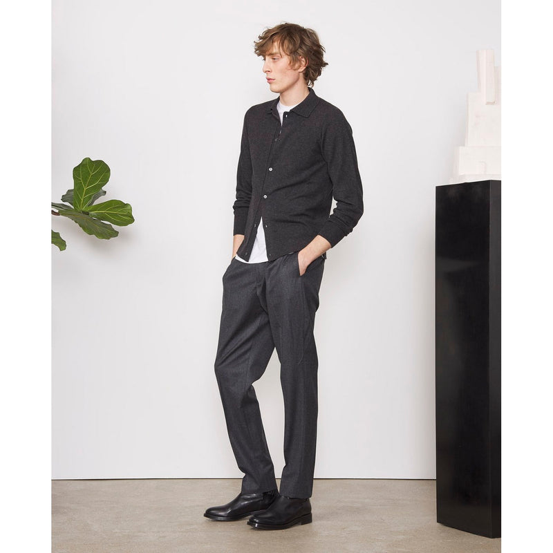 Tlg Pants Drew Pants Itl Worsted Wool - Dark Grey
