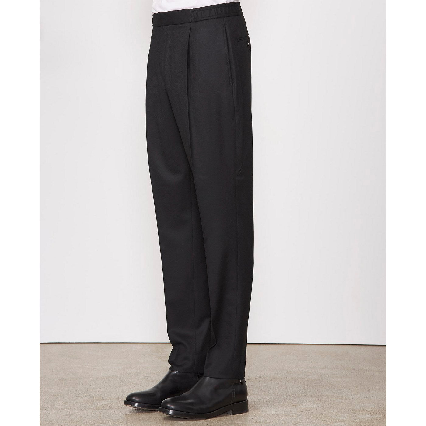 Tlg Pants Drew Pants Itl Worsted Wool - Black