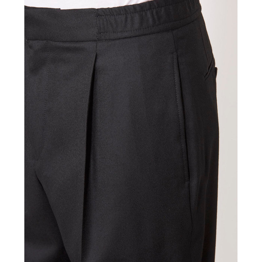 Tlg Pants Drew Pants Itl Worsted Wool - Black