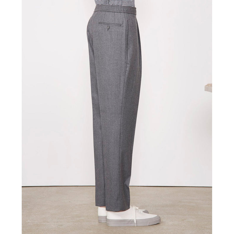 Tlg Pants Drew Pants Itl Worsted Wool - Mid Grey