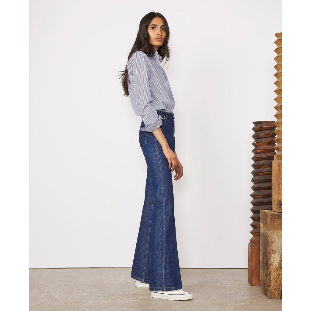 Jeans Flore Raw Co Flare Denim - Raw Blue