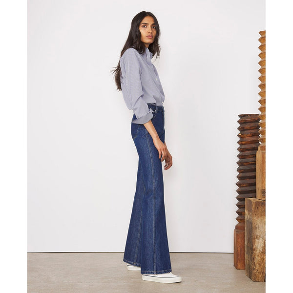 Jeans Flore Raw Co Flare Denim - Raw Blue