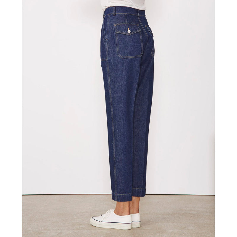 Pantalon Chino Saskia - Washed Blue - Femme