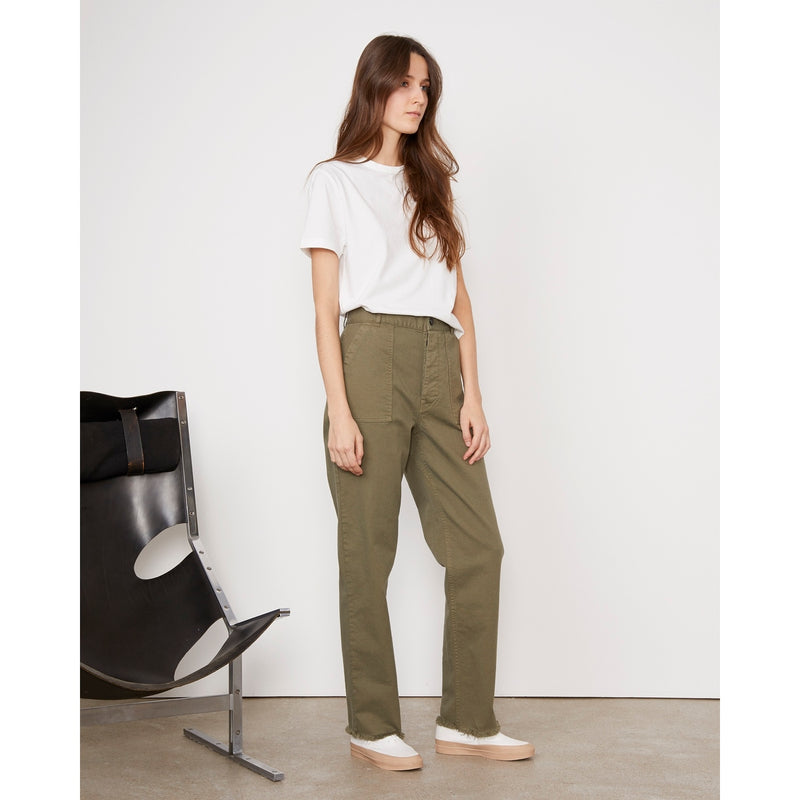 Pantalon Chino Saskia - Burnt Olive - Femme