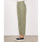 Saskia Pleat Pants - Light Olive - Women's
