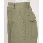 Saskia Pleat Pants - Light Olive - Women's