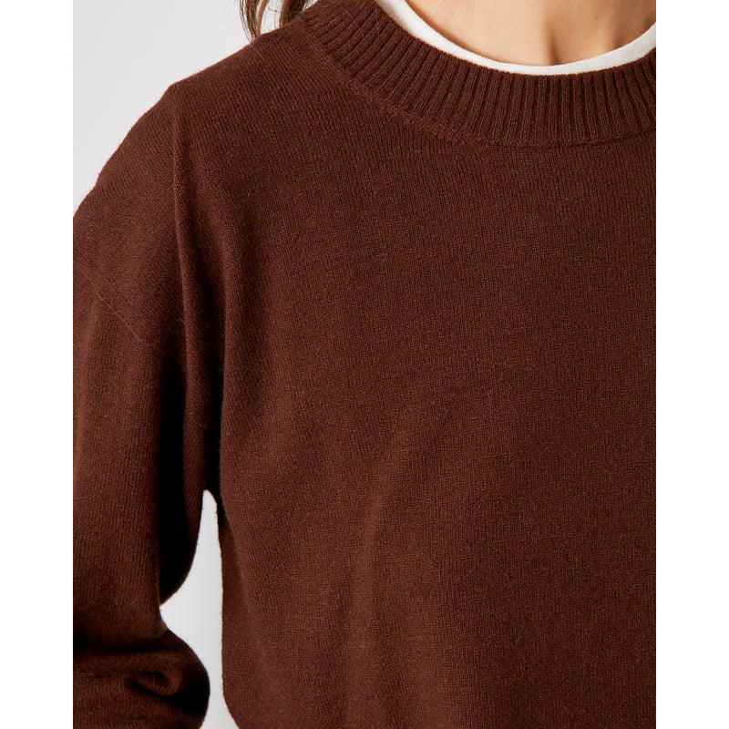 Thea Sweater - Dark Brown - Woman