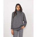 Maeva Sweater - Grey/Dark Grey - Woman