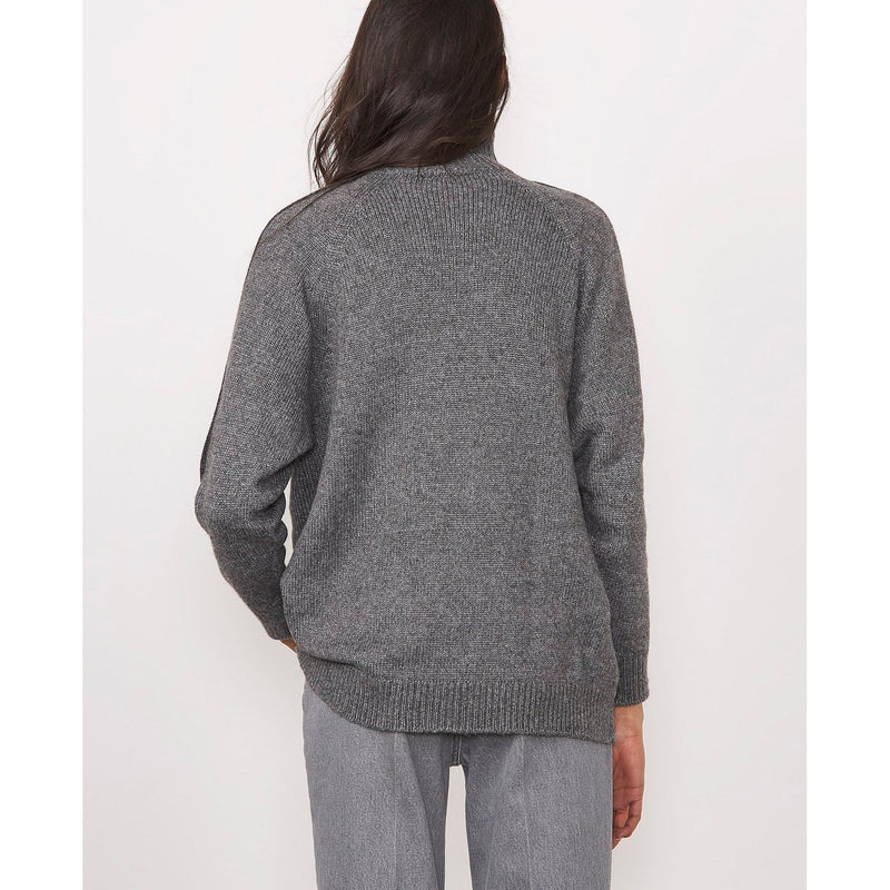 Maeva Sweater - Grey/Dark Grey - Woman