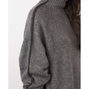 Maeva Sweater - Grey/Dark Grey - Woman