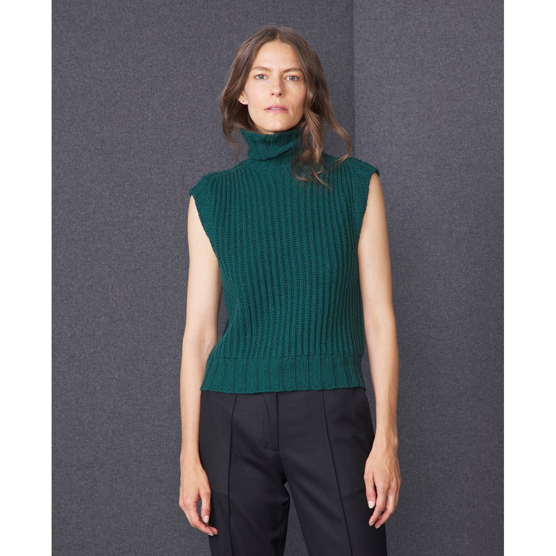 Jersey Lizy - Verde oscuro - Mujer