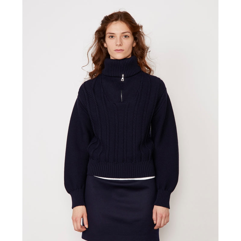 Tiphanie Sweater - Navy - Woman