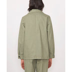 Blouson Claire Jkt Org Recylc Co Denim - Light Olive