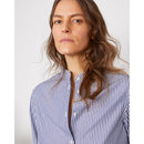 Camisa Amelia - Blanca/Azul - Mujer