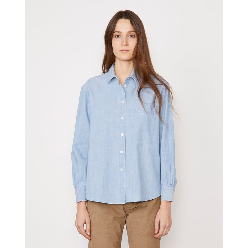 Camisa Jesse - Azul Lavado - Mujer