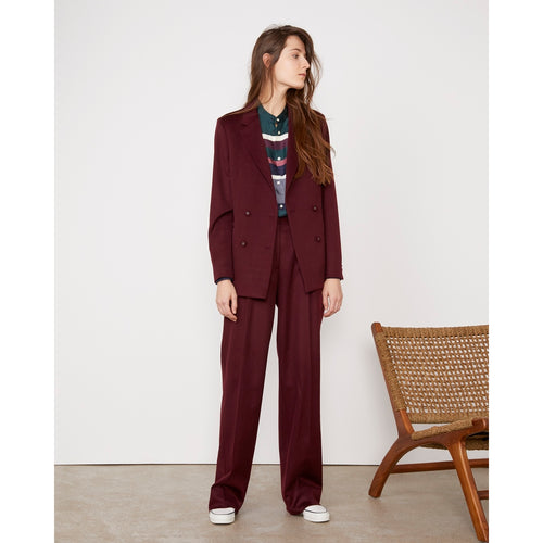 Mathilde Jacket - Burgundy - Woman