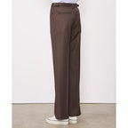 Tlg Pants Ilenia Pts Itl Fresco Wool - Brown