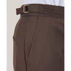 Tlg Pants Ilenia Pts Itl Fresco Wool - Brown