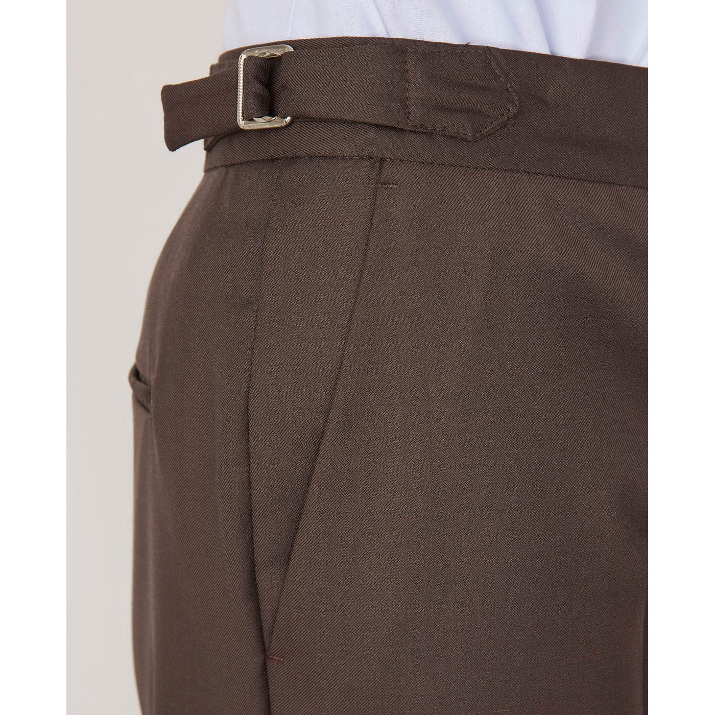 Tlg Pants Ilenia Pts Itl Fresco Wool - Brown
